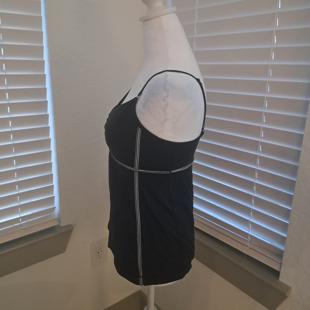 LuluLemon Chic Black Ruched Camisole - Picture 8 of 8